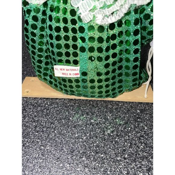 Brand New Shalom Toy Co Company STC Super Creepy Clown on Swing Marionette Green - Picture 8 of 10